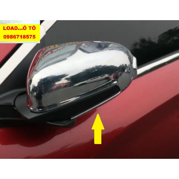 Bộ Ốp Gương Xe Huyndai Kona 2022-2018 Mạ Crom Cao Cấp