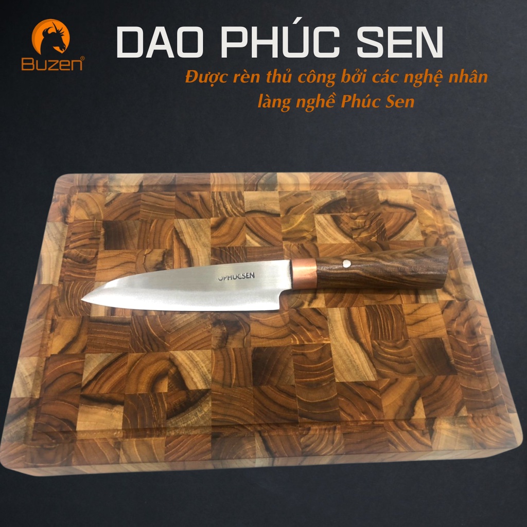 Dao Phúc Sen Chuyên gọt hoa quả dòng Cao Cấp Thép Trắng Không Han Gỉ