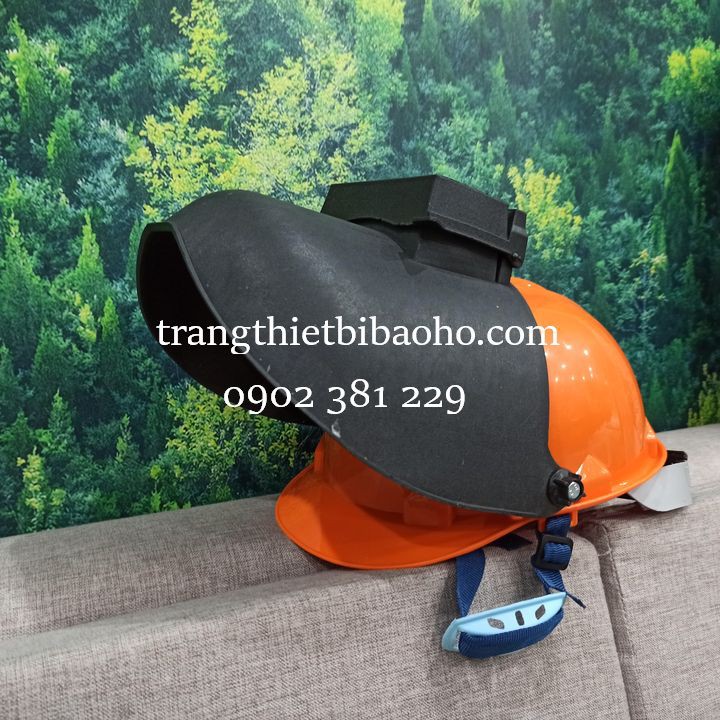 Mũ bảo hộ gắn mặt nạ hàn BB-HN.90 che mặt