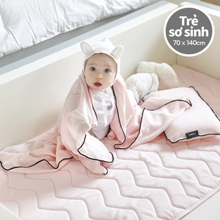 Thảm trải lõi lưới 3D siêu thông thoáng cho bé [Size sơ sinh 140*70cm] nhập khẩu Bonitabebe HQ