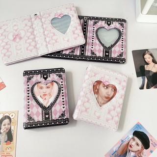 Album ảnh 3 inch 20 trang sheet pvc - collect book black pink