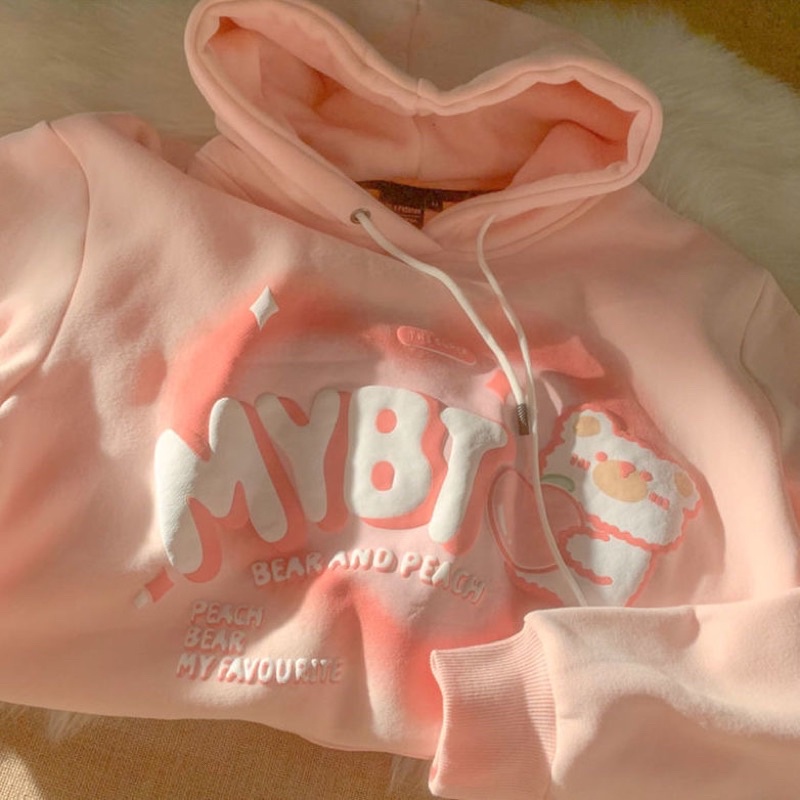 Áo Hoodie In 3D Màu Pastel