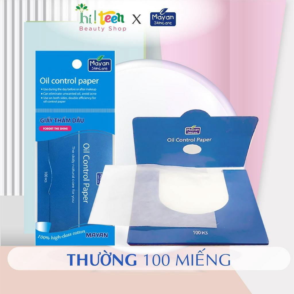 Giấy thấm dầu MAYAN  - hút nhờn, se nhỏ lỗ chân lông