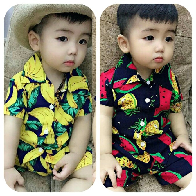 Bộ Lanh Hoa Quả Cho Bé (Size từ 10-22kg)(SP001146 )