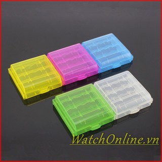 Hộp nhựa đựng pin AA/AAA