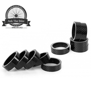 Vòng chêm cổ pô tăng carbon xe đạp 10mm