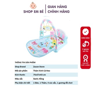 Thảm nhạc cho bé Hình cá heo, thảm đàn piano cho bé sơ sinh nằm chơi - 𝗦𝗵𝗼𝗽 𝗘𝗺 𝗕𝗲́