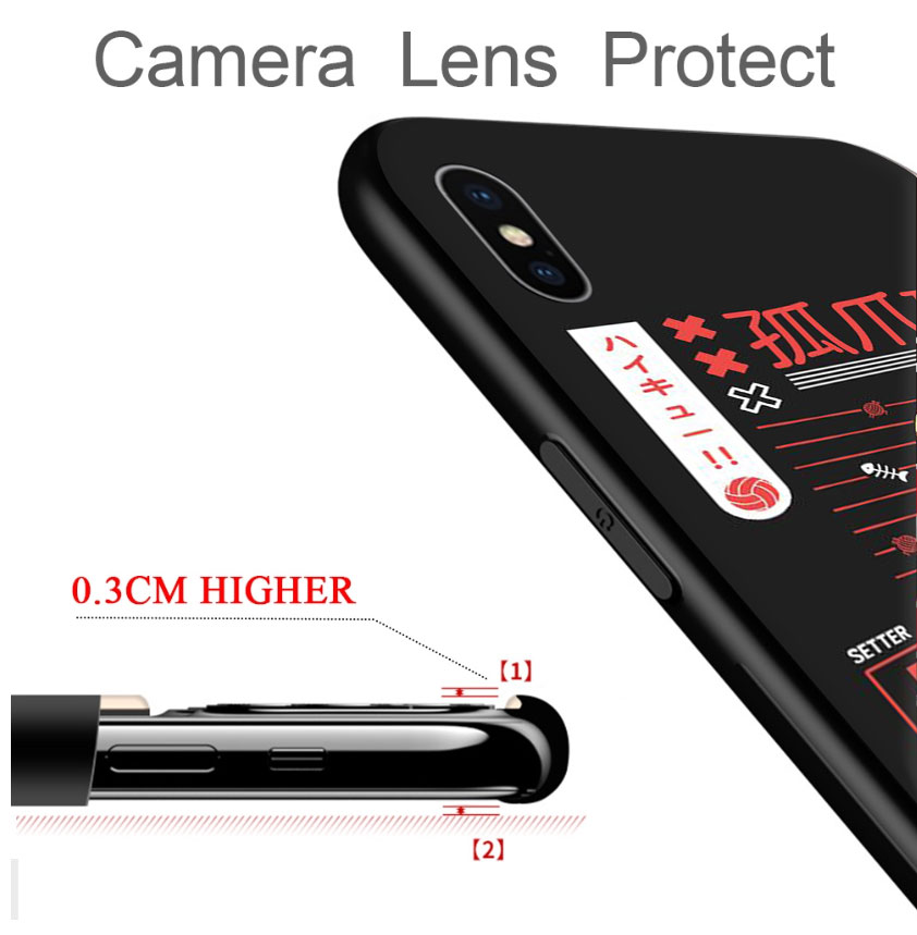 Mềm Ốp Điện Thoại Silicon Họa Tiết Hoạt Hình kenma kozume haikyuu Cho iphone 7 8 plus 6 6p 6s plus 5 5s se 2020 a071