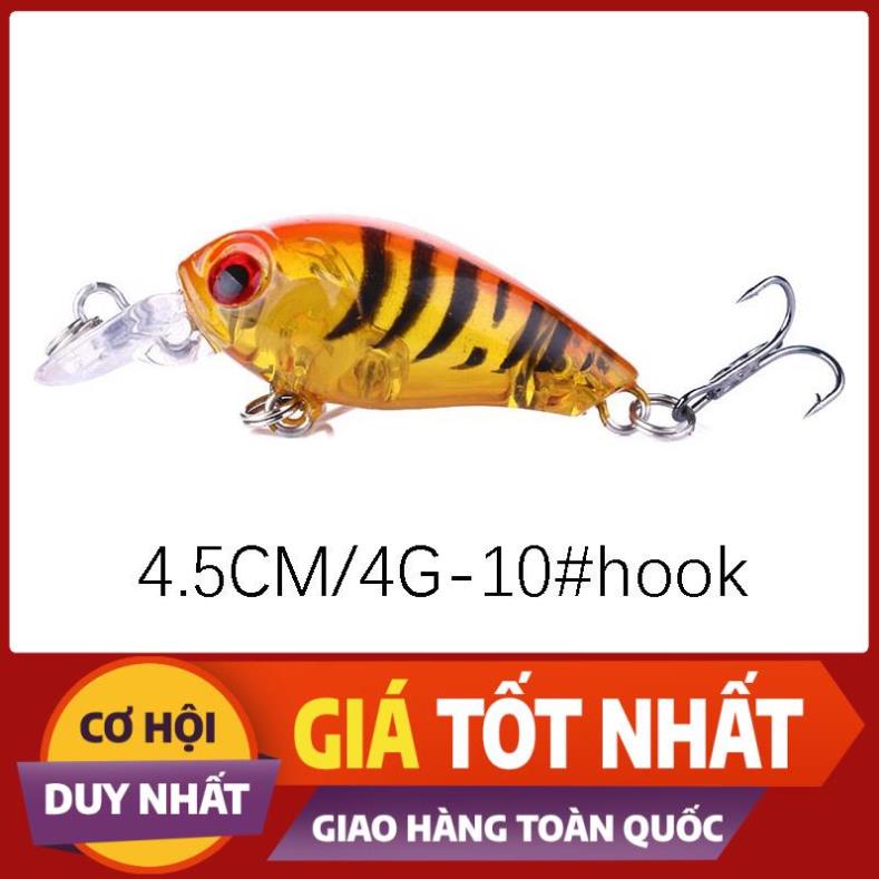 Mồi câu cá chukky nhân tạo 3d sống động 4.5cm 4g - Đồ câu uy tín số 1