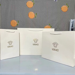 Dụng cụ trang trí chất lượng cao❤Túi giấy đựng quà in logo Versace sang trọng