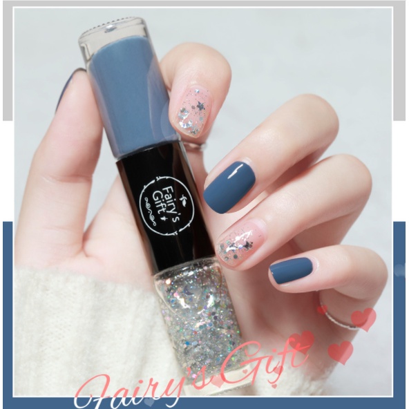 Sơn móng tay 2 đầu Fairy Gift không độc hại, nhanh khô mẫu mới 2022