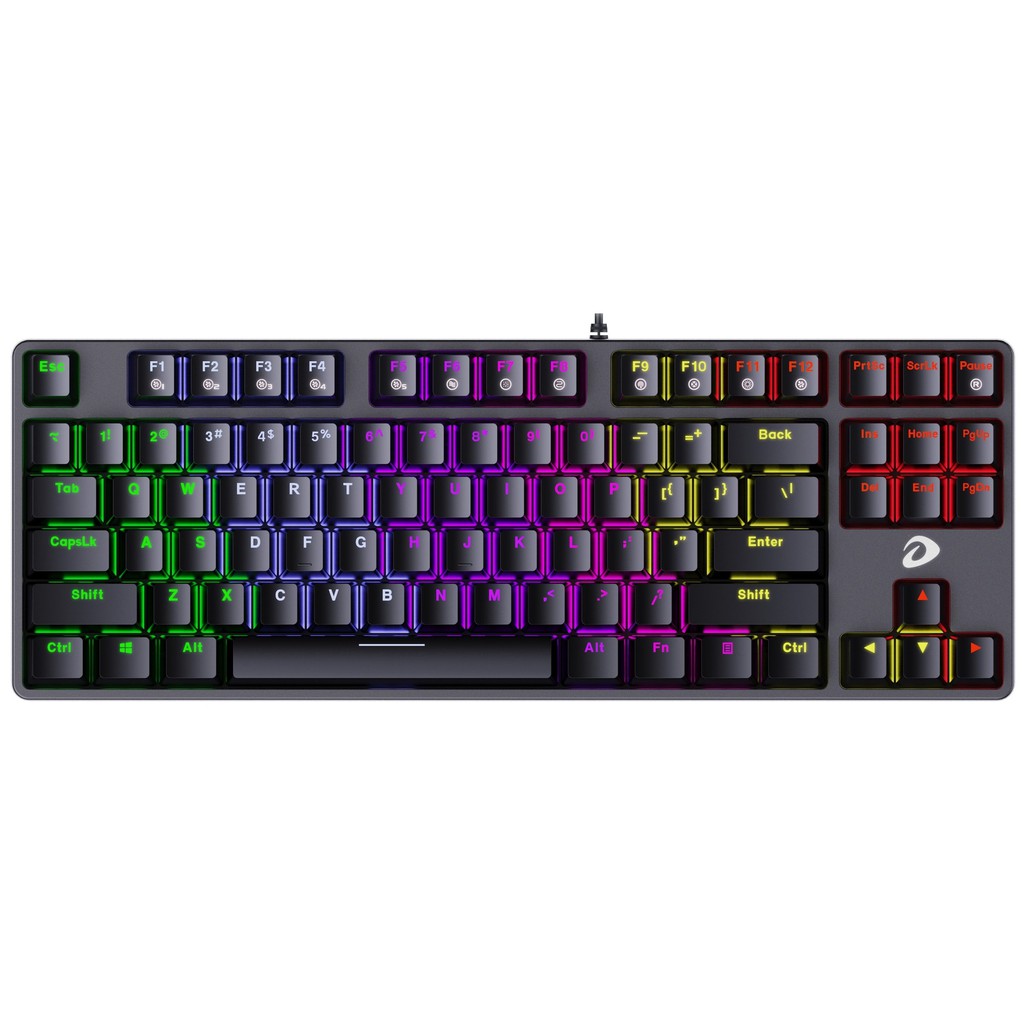 Bàn phím Cơ DAREU EK87 Rainbow Led/ USB - Hàng chính hãng