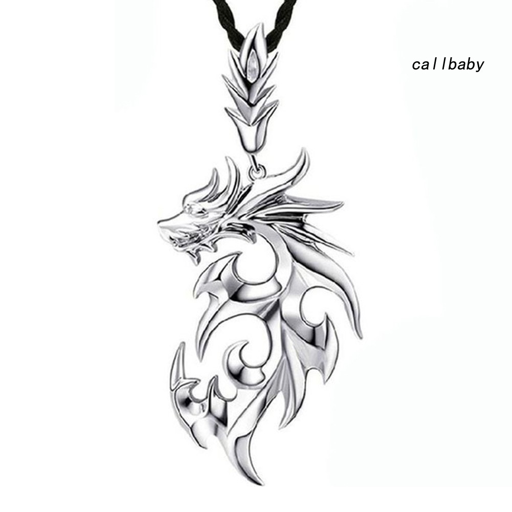 Vòng cổ mặt hình rồng cá tính cho nam