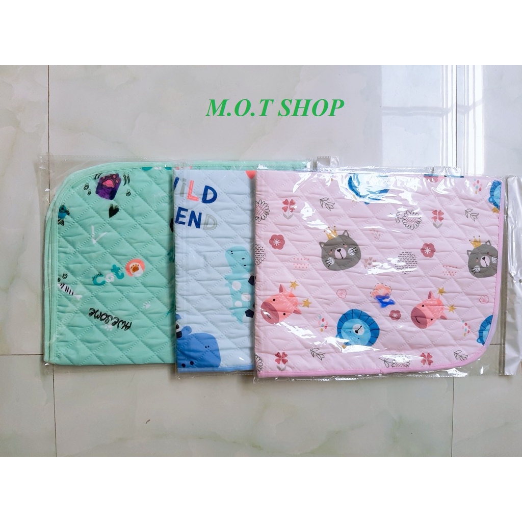 Miếng lót chống thấm cotton BEST BABY cho bé sơ sinh kích thước 75x55cm