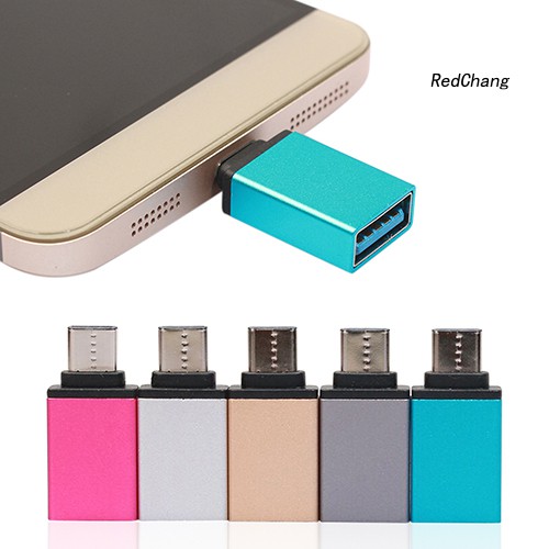 -SPQ- USB-C 3.1 Type C Male to USB Female Adapter Converter for Macbook 12inch