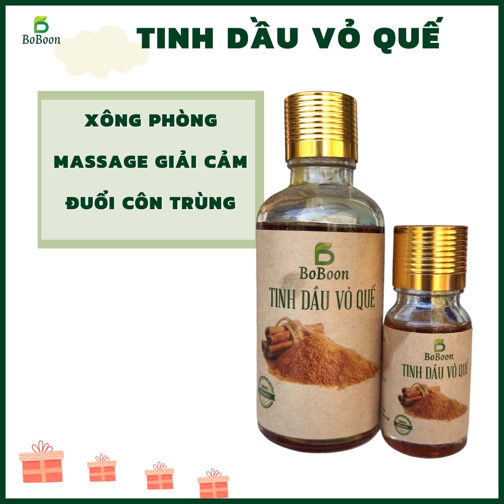 Tinh dầu vỏ quế Boboon đuổi côn trùng, thơm phòng, khử khuẩn