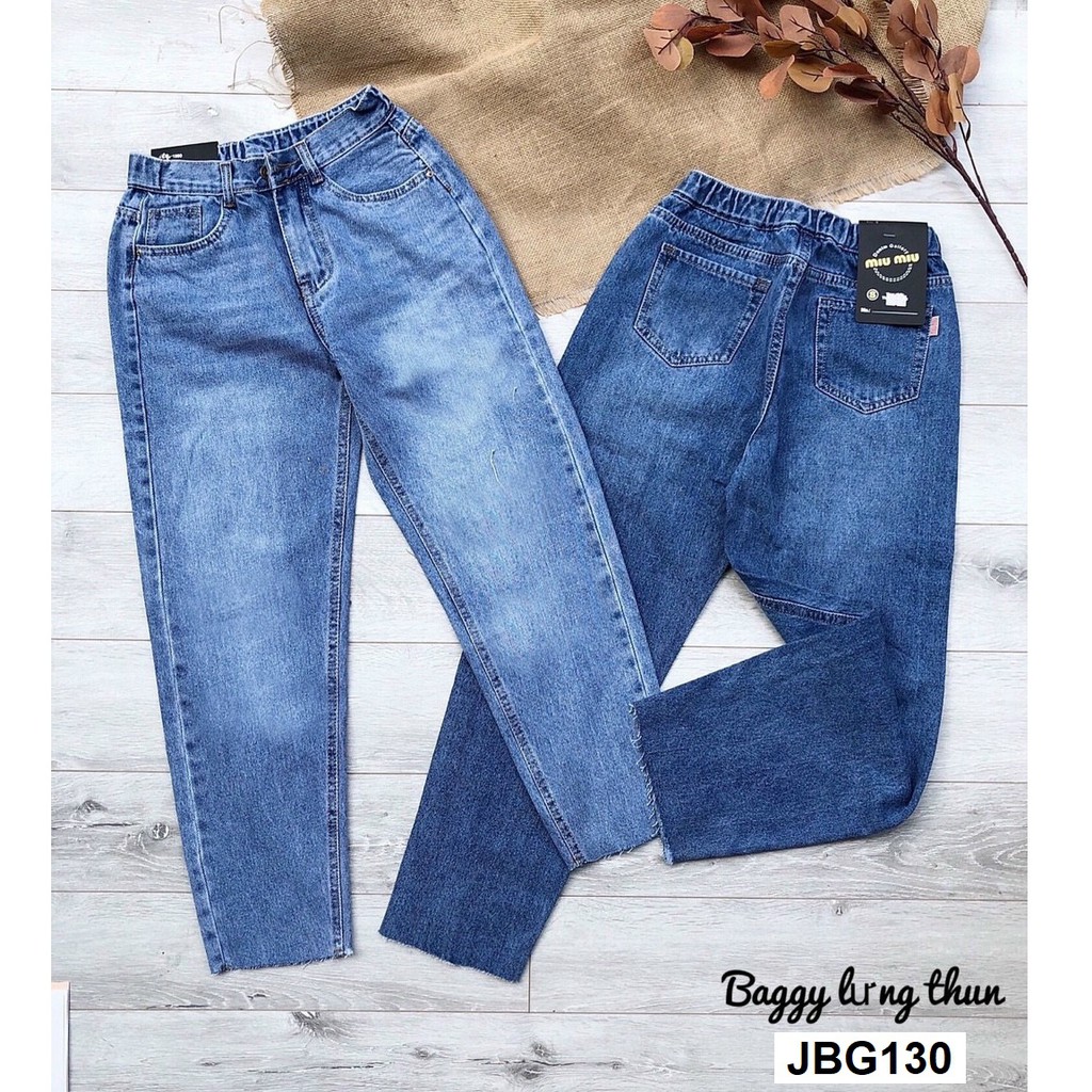 Quần baggy nữ lưng thun size lớn JBG130