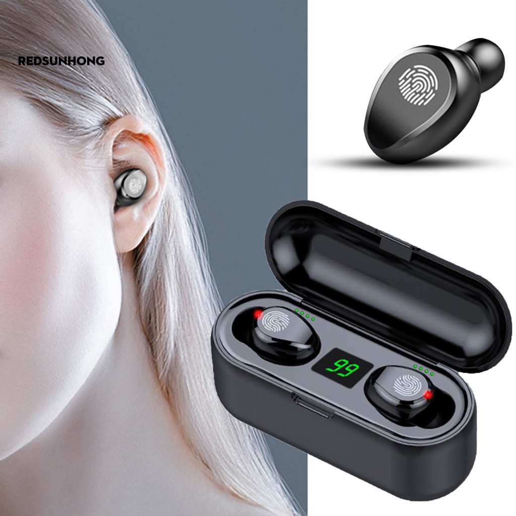 Tai Nghe Nhét Tai Bluetooth 5.0 Không Dây Âm Thanh Siêu Nhẹ Chất Lượng Cao