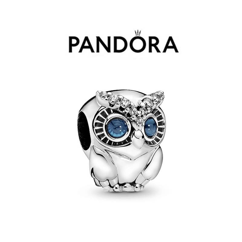 Mặt dây chuyền hình cú đính đá Pandora