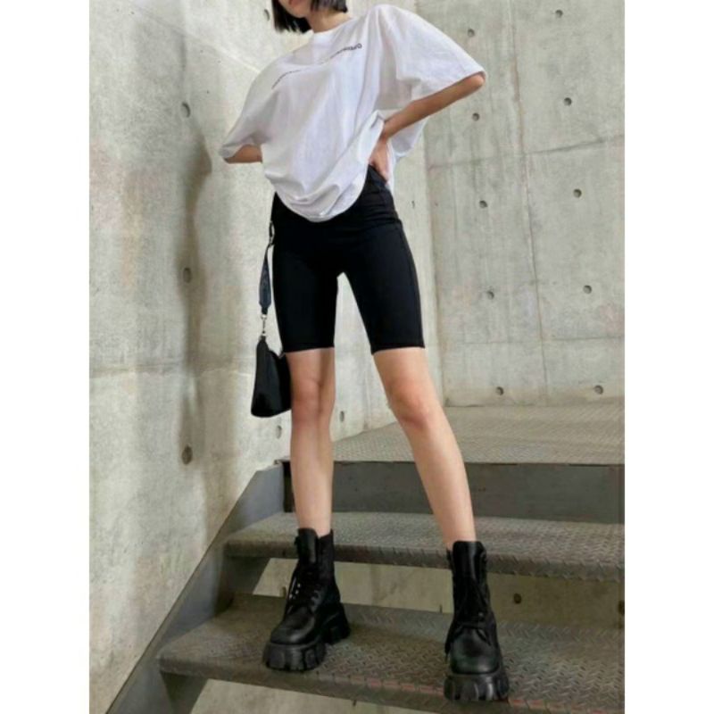 quần legging lửng nữ thun co giãn thoải mái, phong cách trẻ trung năng động | WebRaoVat - webraovat.net.vn