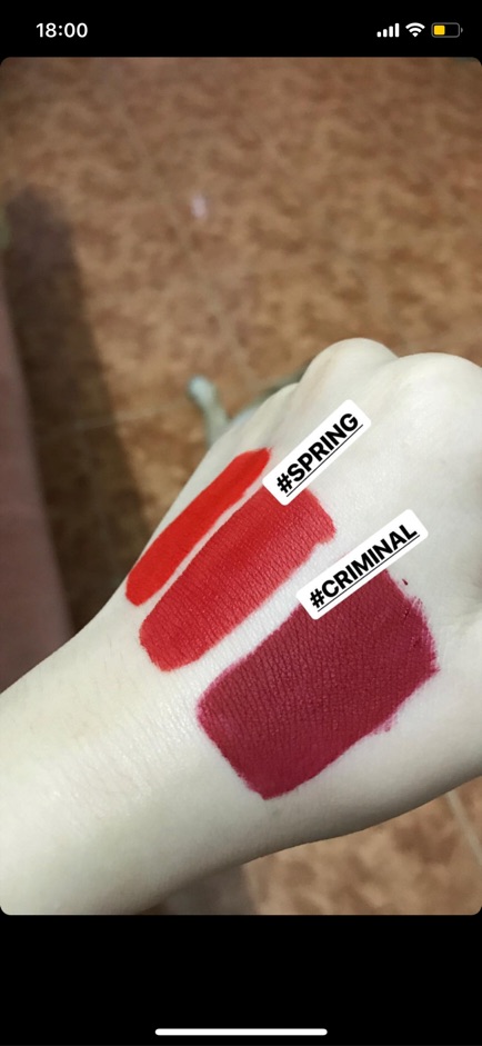 Son kem lỳ kháng nước Ty Cosmetics ( Matte Lip Cream ) MUA 1 TẶNG 4