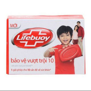 Xà bông cục Lifebuoy xanh đỏ