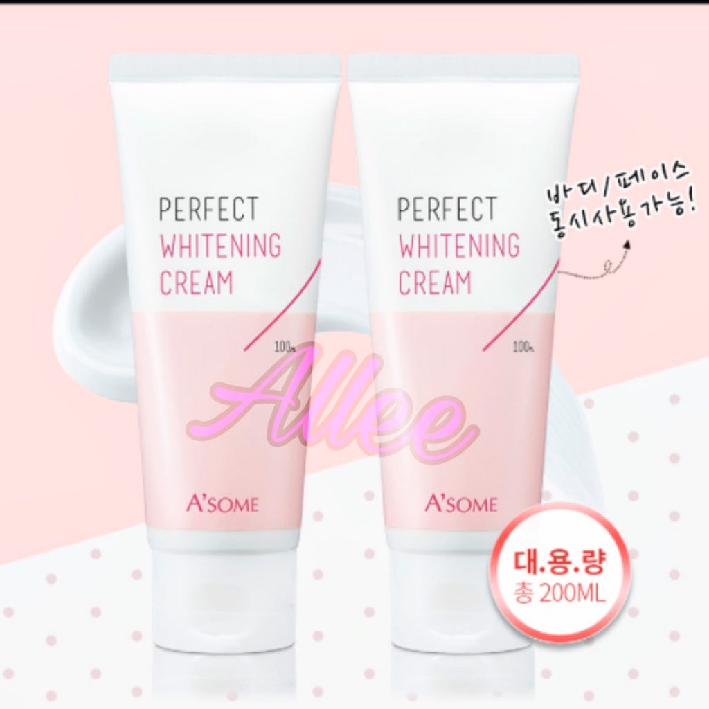 Kem dưỡng trắng da A'some Perfect Whitening Cream (Phiên bản giới hạn - Version 3)