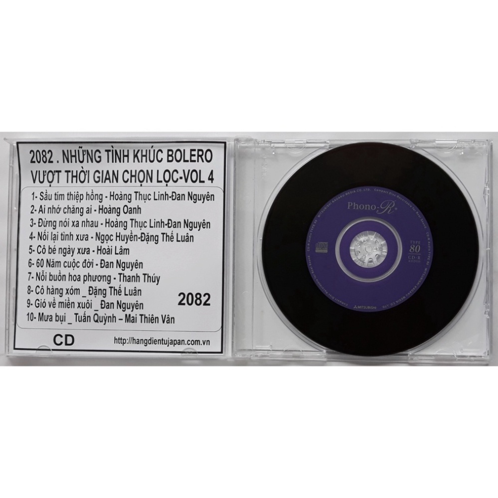 Bộ 4 CD Bolero Tình khúc vượt thời gian ( 2079 - 2082 )