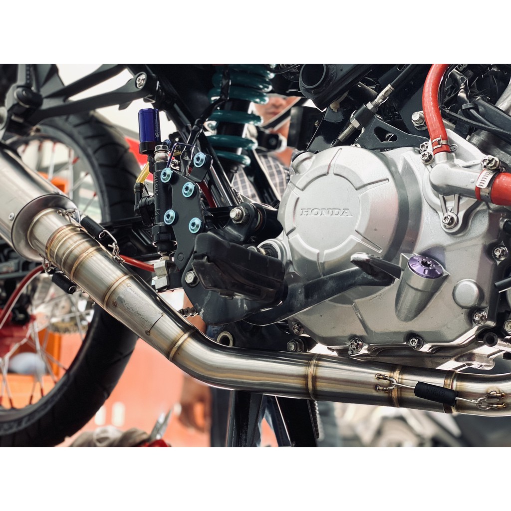 Cổ pô WRX K150+ size 32-35-45-51mm cho Sonic Winner 150