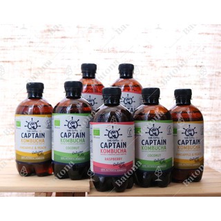 Trà kombucha vị trái cây hữu cơ Gutsy 400ml - Organic - thức uống probiotic