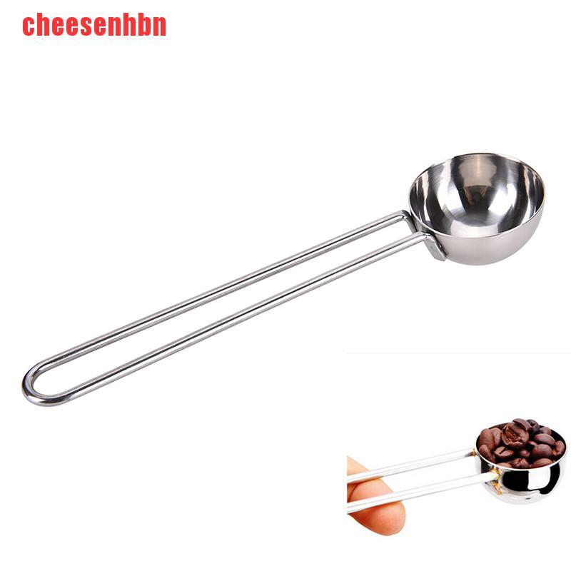 [cheesenhbn]1 Pcs Coffee Tea Bean Spoon Stainless Steel Long Handle Measuring Stirring Spoon