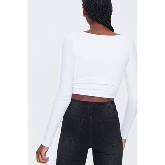 Crop f21 bigsize cổ vuông