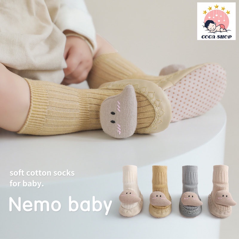 Giày Tập Đi Nemo Cổ Cao Cho Bé Siêu Kute Mẫu Mới Nhất 2022