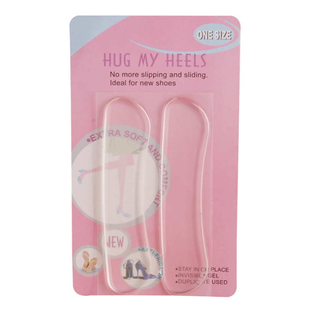 Cặp miếng lót gót giày bảo vệ bàn chân bằng silicone gel chăm sóc tiện lợi