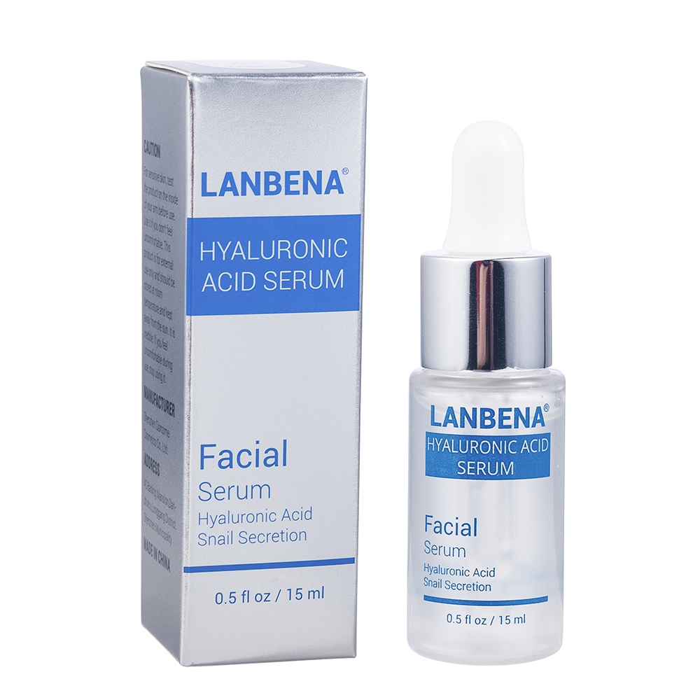 [Hàng mới về] Serum Lanbena với 6 peptide/vàng 24k/vitamin E/ Hyaluronic Acid 15ml chống lão hóa da
