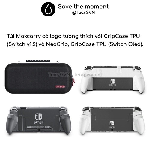 Túi Maxcarry (Skull &amp; Co) cho Switch Oled / Switch Original