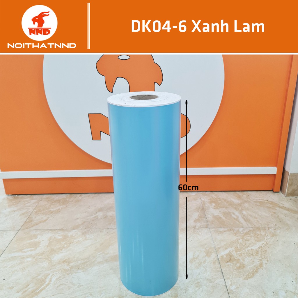 Decal Màu Dán Kính, Dán Xe, Dán Tường Có Sẵn Keo Khổ 60cm Trơn Bóng Đủ Màu