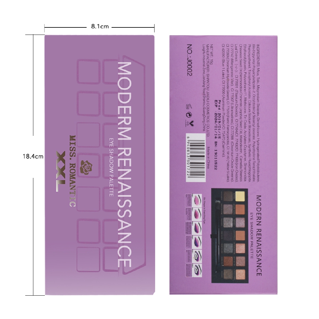 Bảng phấn mắt LAMUSELAND 14 màu kèm gương và cọ tiện dụng J0002 140g | BigBuy360 - bigbuy360.vn