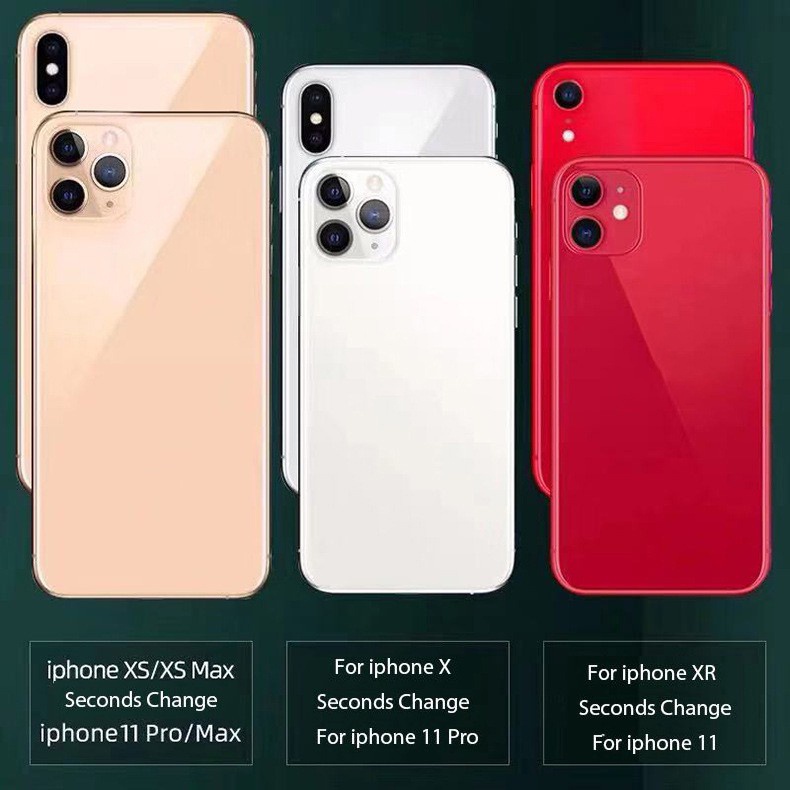 Miếng Dán Lưng Bảo Vệ Camera Sau Cho iPhone X XS MAX XR Seconds Change 11 pro MAX 13 12 pro