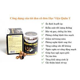 2 hộp tỏi đen cô đơn Học viện quân y  giúp tăng đề kháng phòng chống bệnh hạn mới