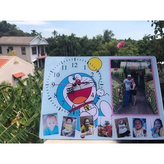 Đồng hồ mica in hình treo tường ❤️
