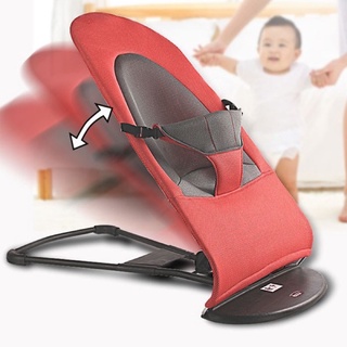 Ghế nhún tạo rung lưới thoáng khí gối đầu - ghế rung nhún đa năng cho bé nằm chơi ngủ uống sữa