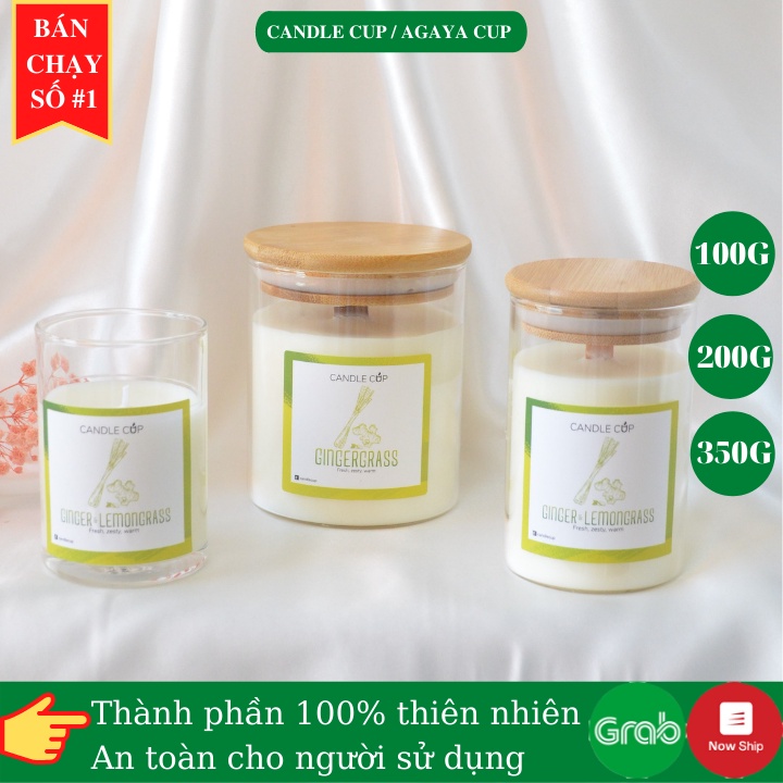 Nến thơm thư giãn AGAYA Candle Cup - Nến thơm tinh dầu cao cấp không khói
