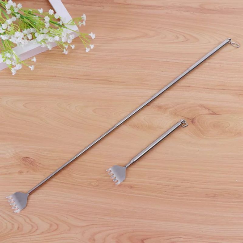 Gậy Gãi Lưng INOX Kéo Dài Gấp Gọn Bỏ Túi