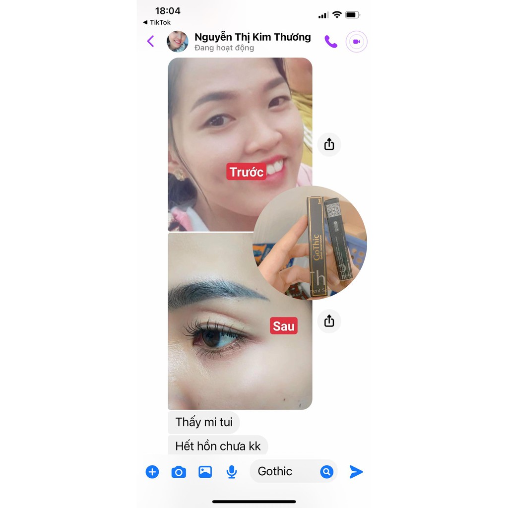 Serum Dưỡng Mi Gothic Kích Thích Mọc Dài Mi Mày Nhanh, An Toàn Cam Kết Hiệu Qủa Sau 7-10 Ngày | BigBuy360 - bigbuy360.vn