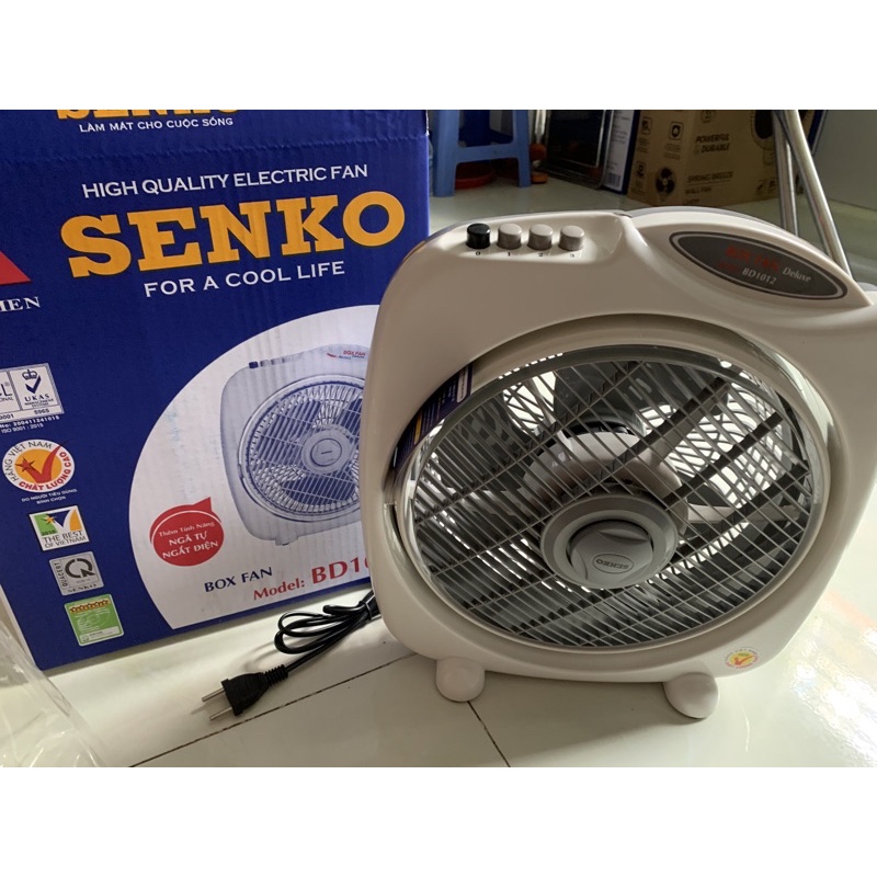 QUẠT SENKO Quạt Bàn Đảo Senko BD1012. Hàng Công Ty Đầy Đủ Bảo Hành.