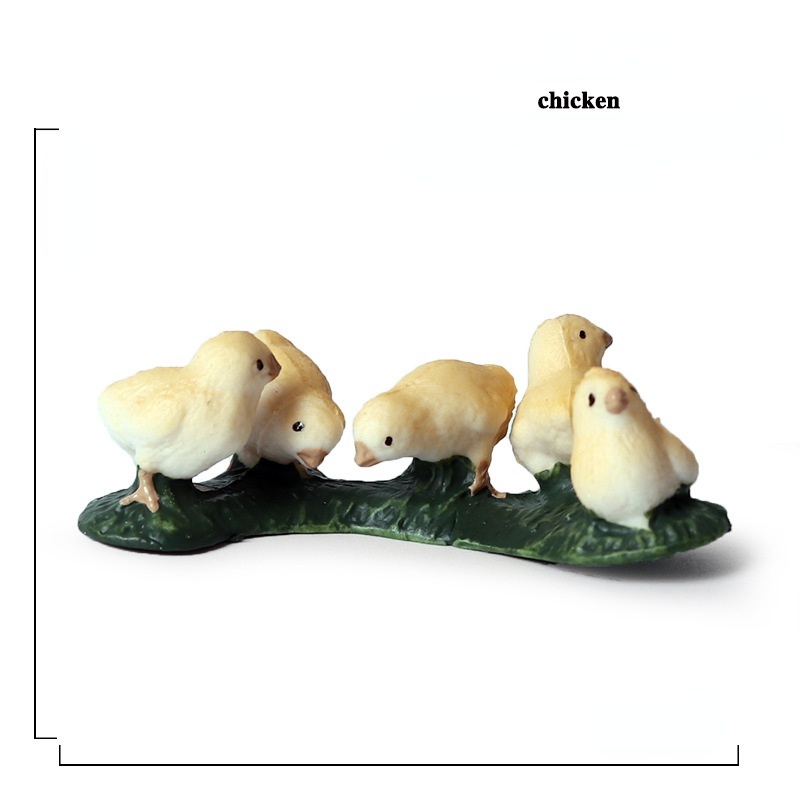 Bộ Mô Hình Gà Con Dễ Thương Cho Bé