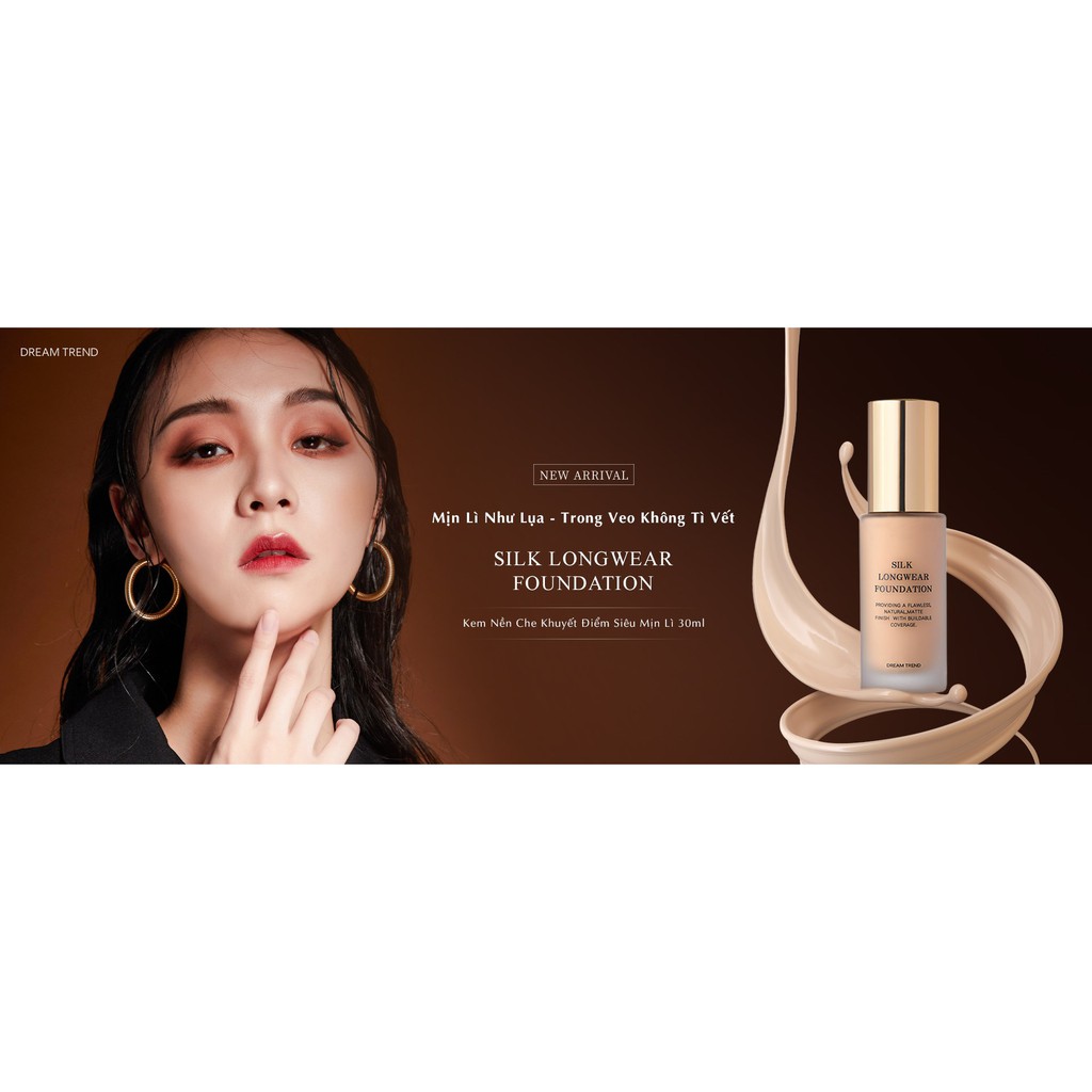 KEM NỀN CHE KHUYẾT ĐIỂM SIÊU MỊN LÌ DREAM TREND 30ML