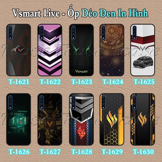 Ốp lưng Vsmart Live dẻo đen in hình Logo Vsmart Thiết đẹp và chất