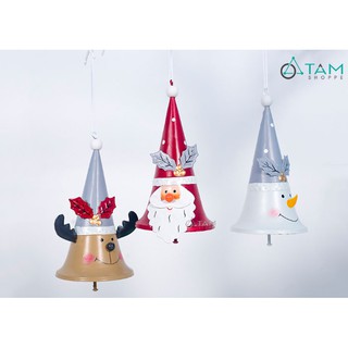 [NOEL-GIÁNG SINH-CÓ HỎA TỐC] Phụ kiện treo Noel chuông sắt X-PKTCT-29